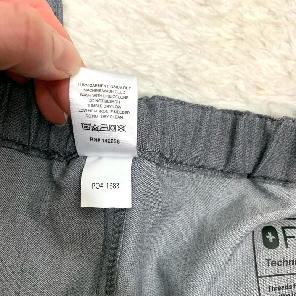 Figs Scrubs Men's Pisco Pants Gray Graphite Straight Leg XL Medical.